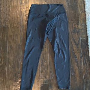 Black Glyder Leggings with reflective pattern